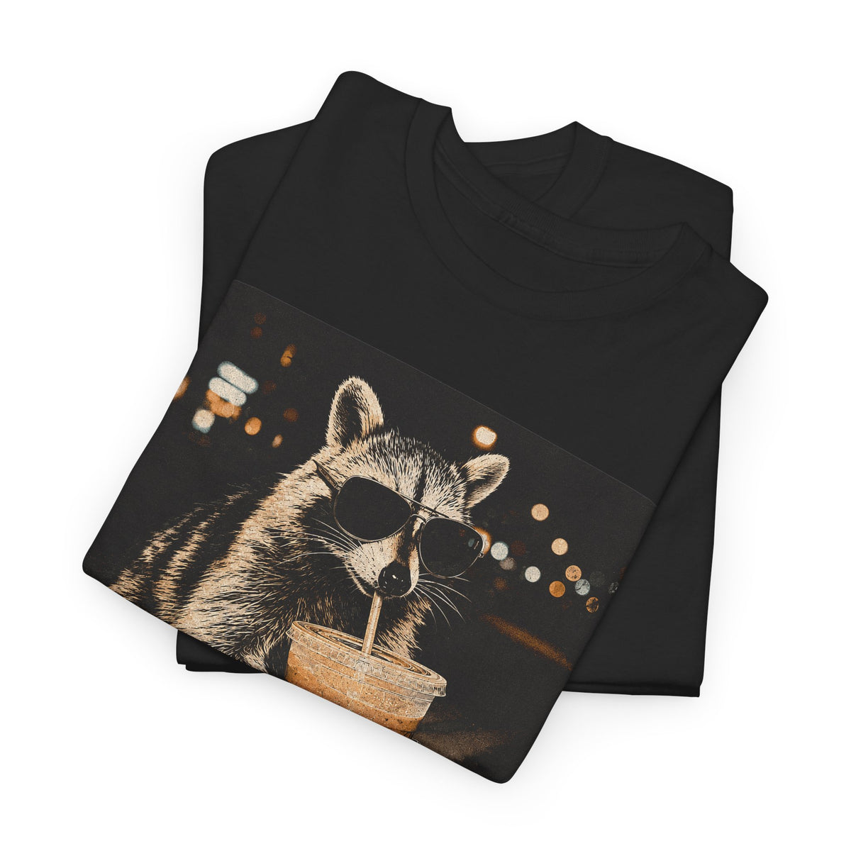 Racoon Iced Coffee Tee