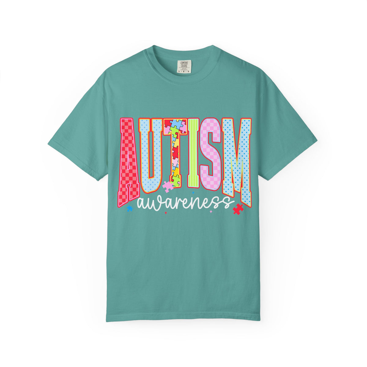 Pink Men's Autism Awareness Tee