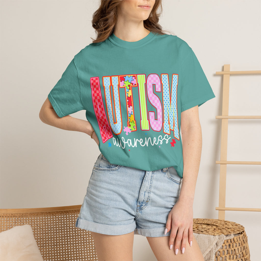 Pink Autism Awareness Woman's T-Shirt
