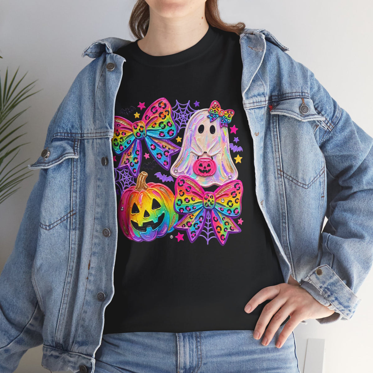 Halloween Rainbow Ghost Tee