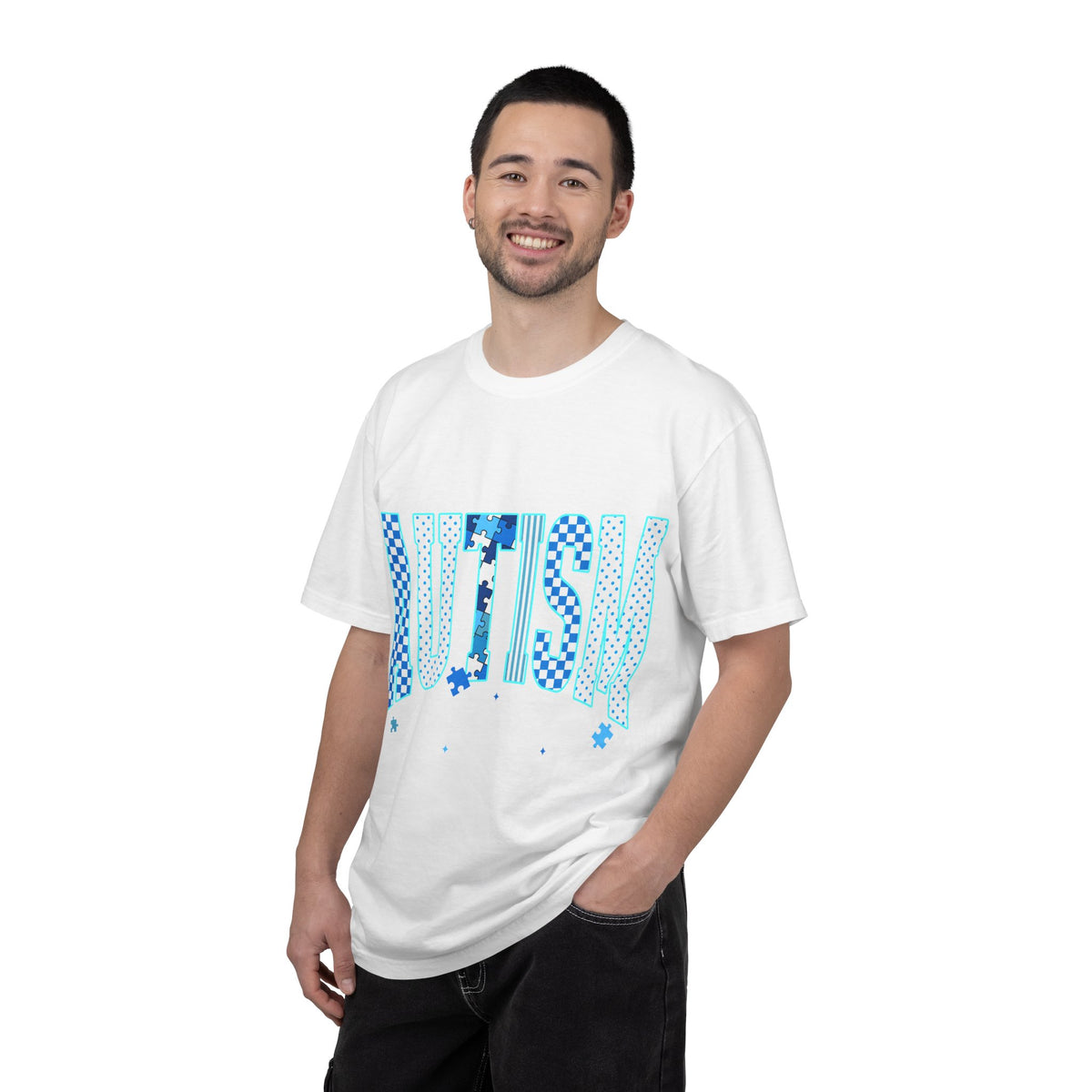 Blue Men's Autism Awareness Tee