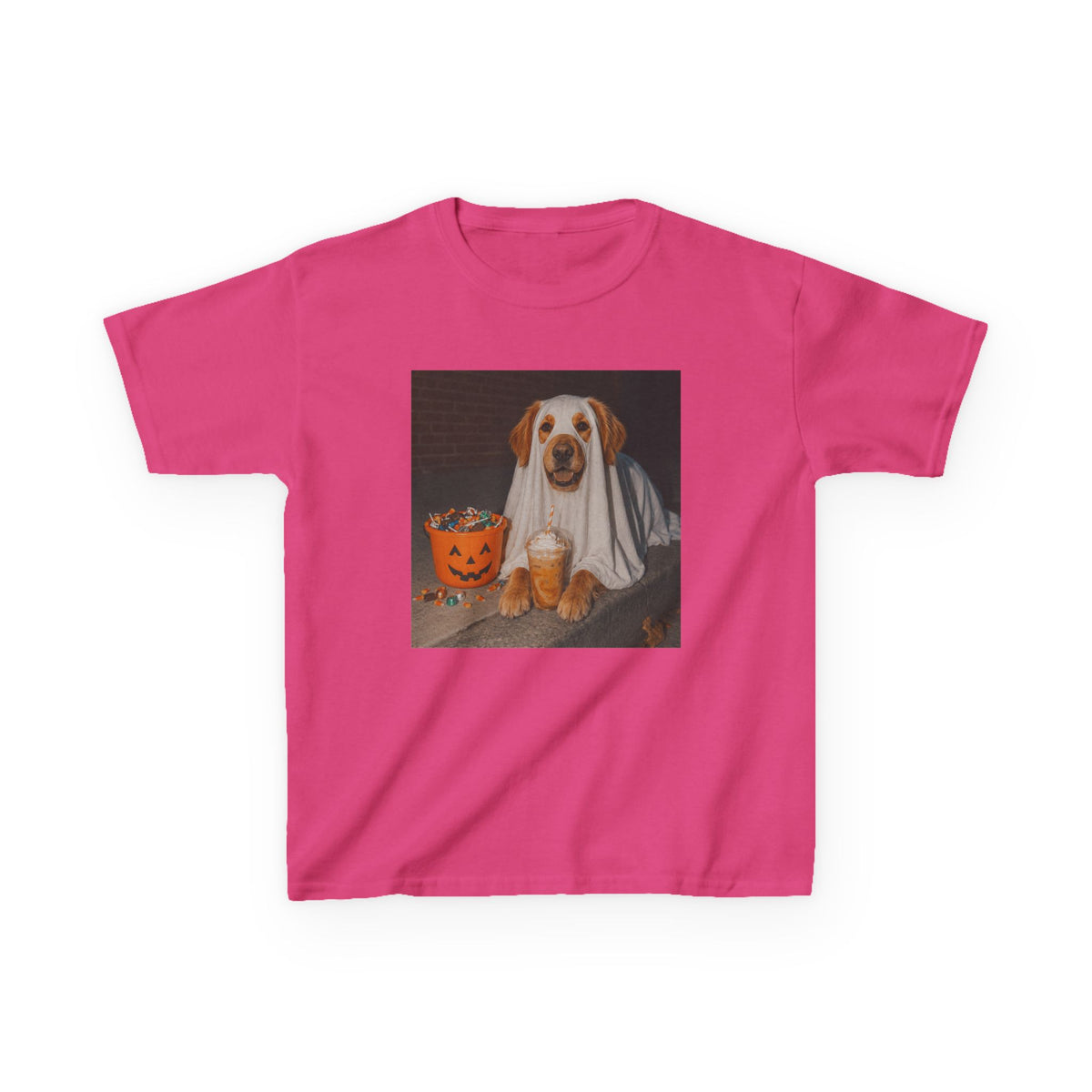 Kids Ghost Pup Tee