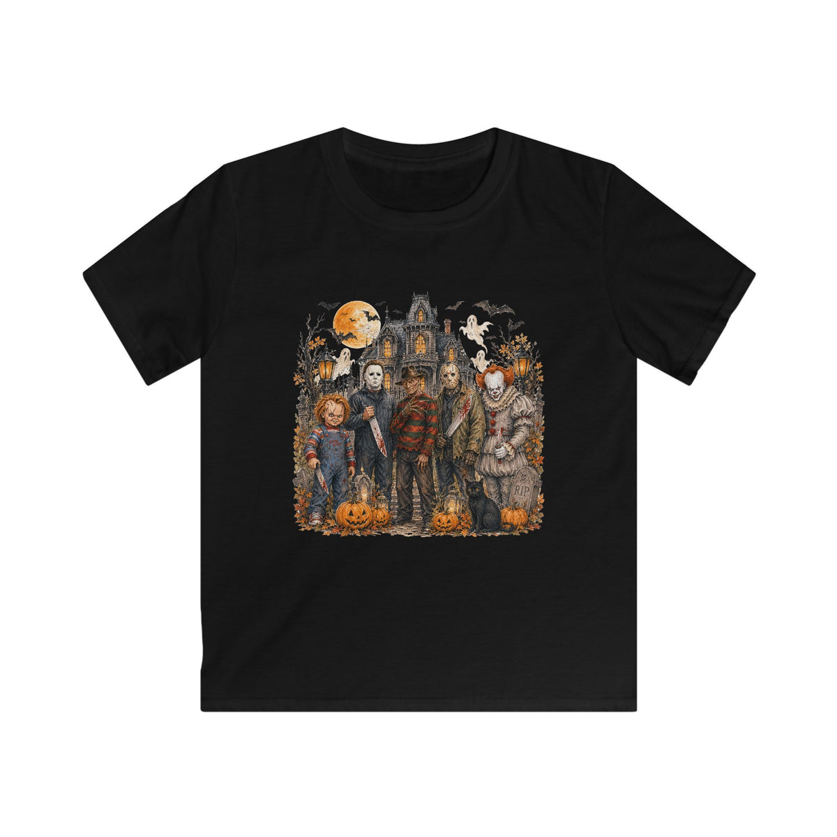 Kids Halloween Horror Tee