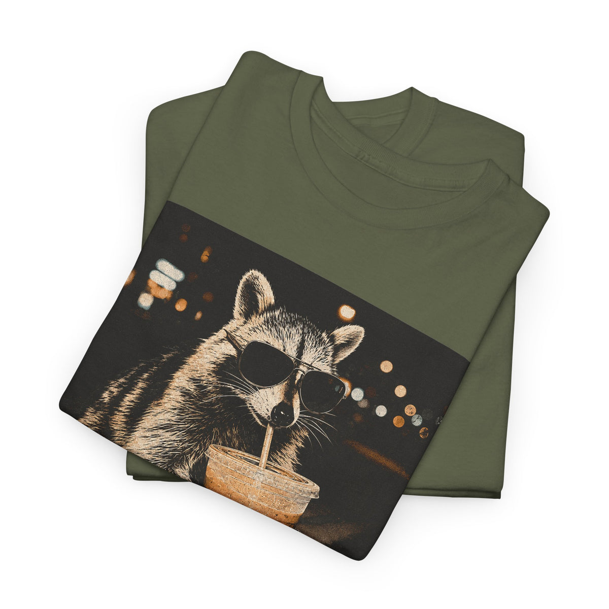 Racoon Iced Coffee Tee