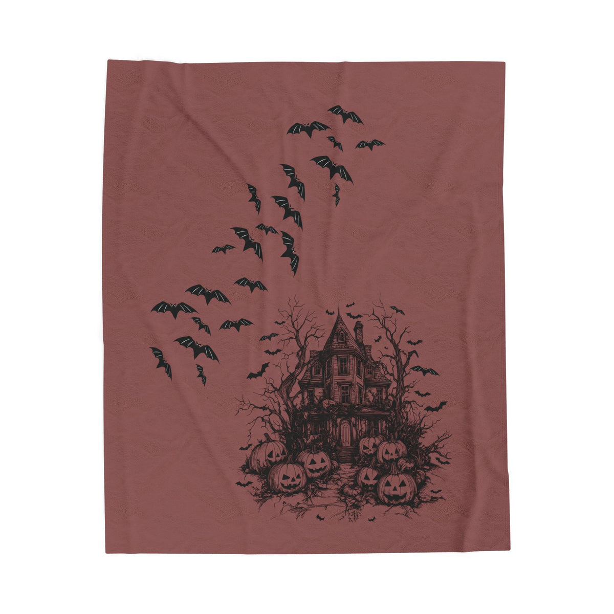 Velveteen Plush Blanket - Bats