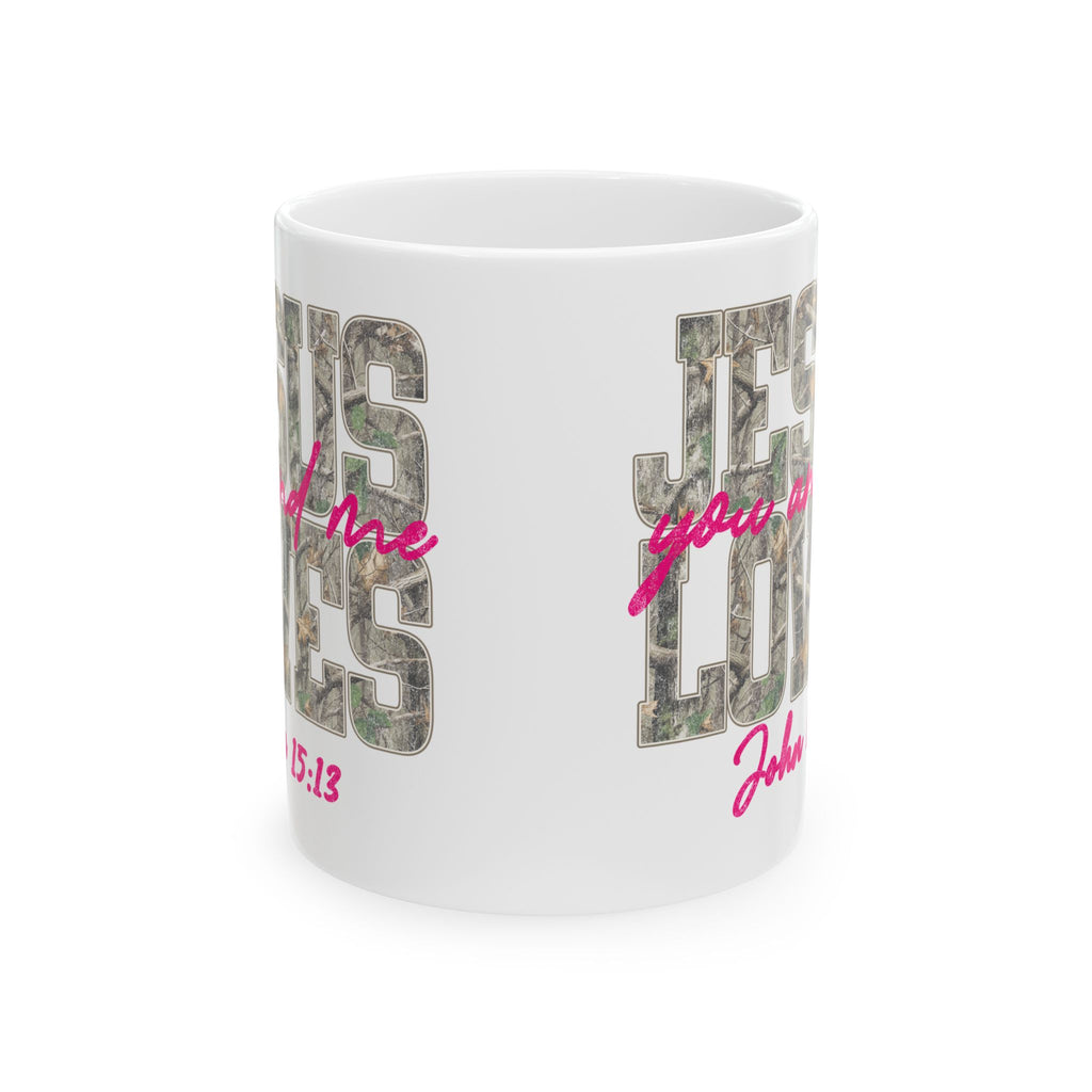 Jesus Loves mug