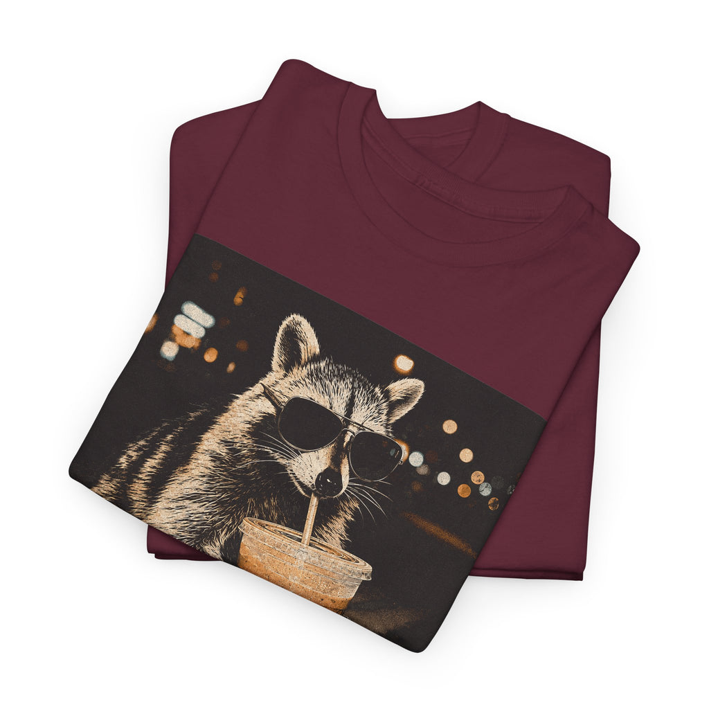Racoon Iced Coffee Tee