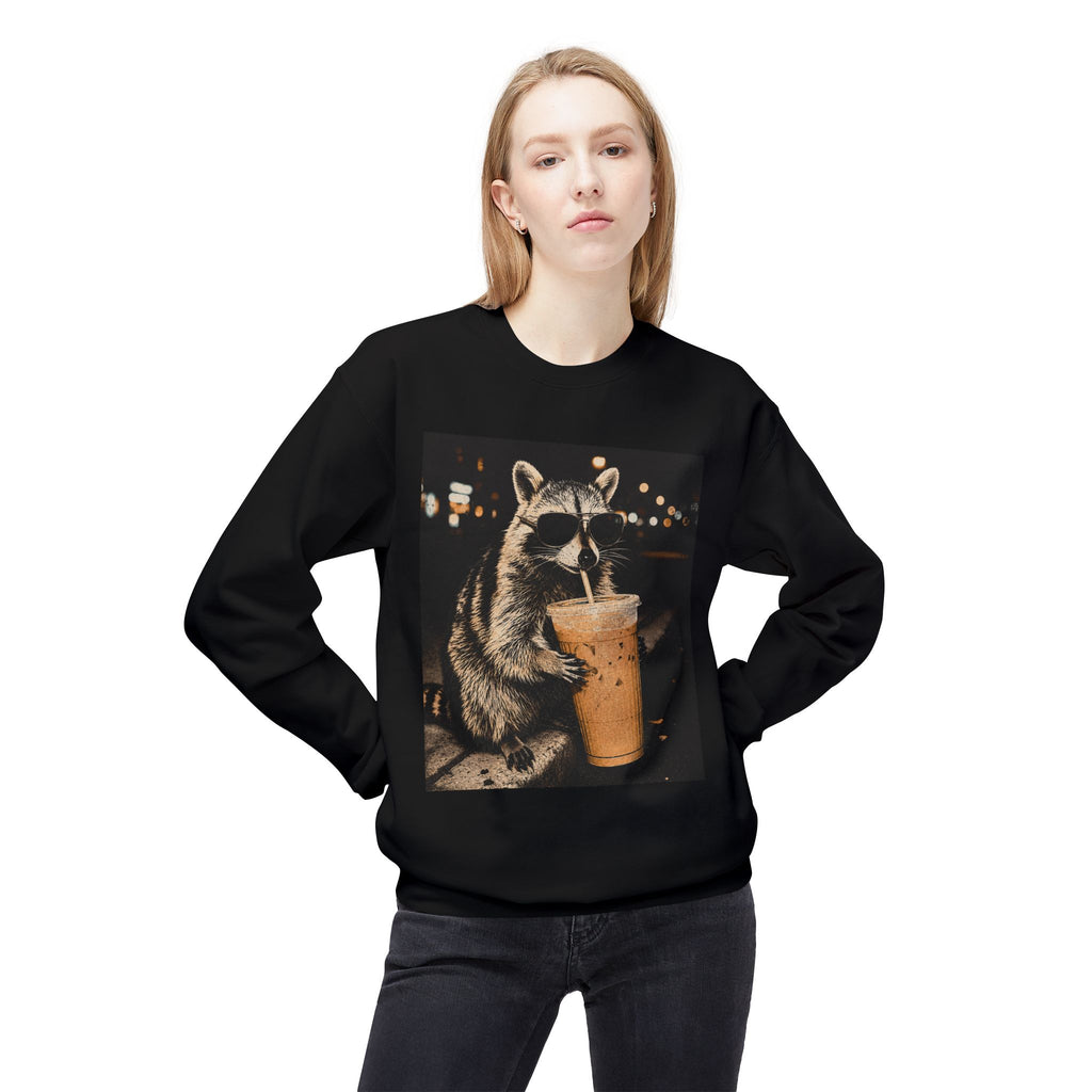 Racoon Iced CoffeeSweatshirt