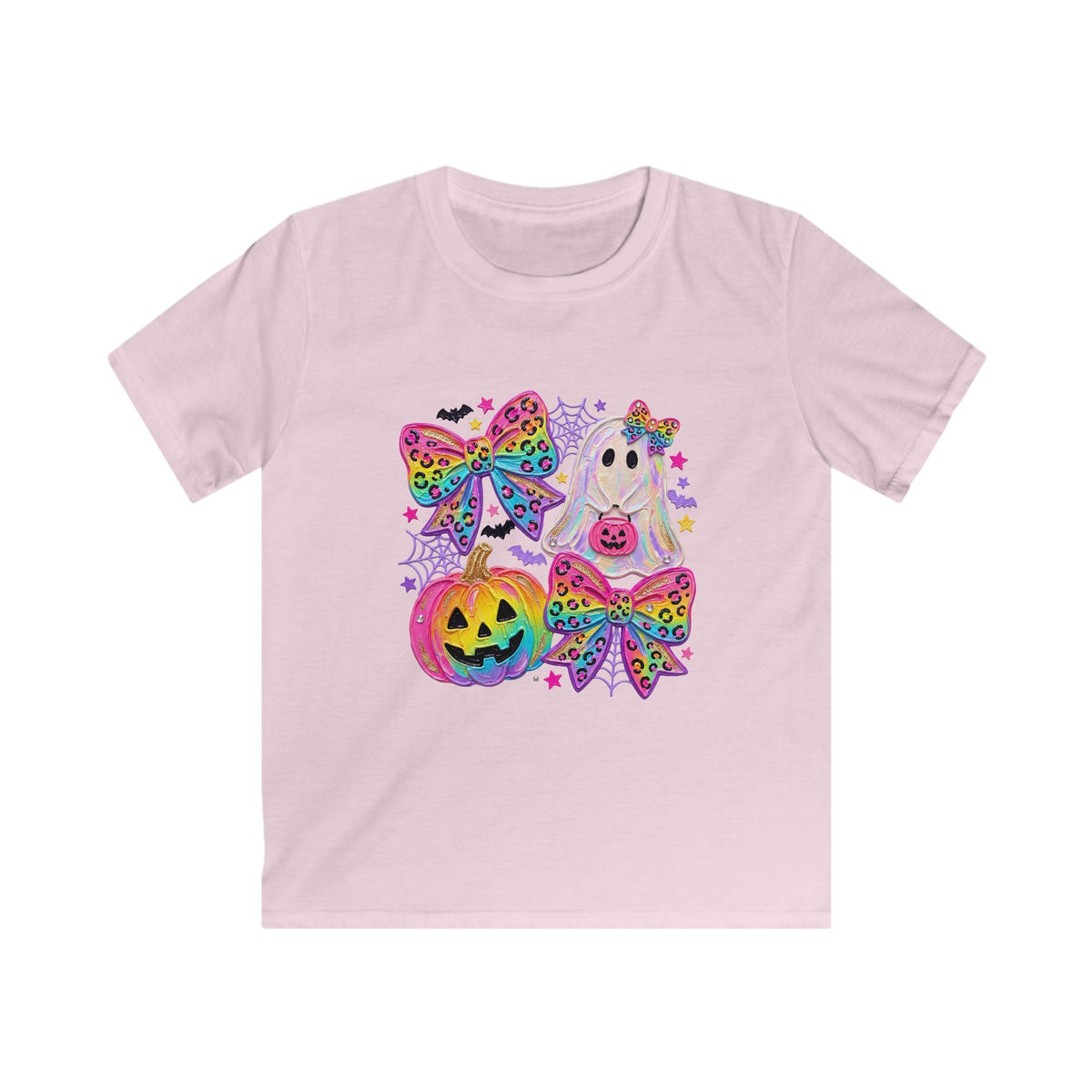 Kids Halloween Rainbow Ghost Tee