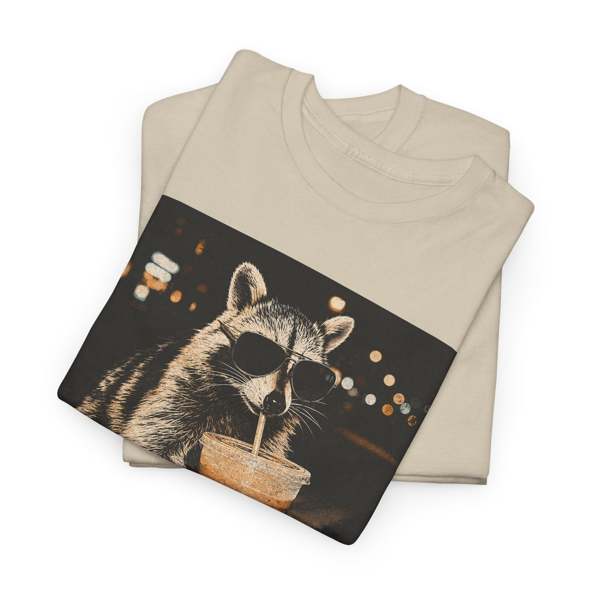 Racoon Iced Coffee Tee