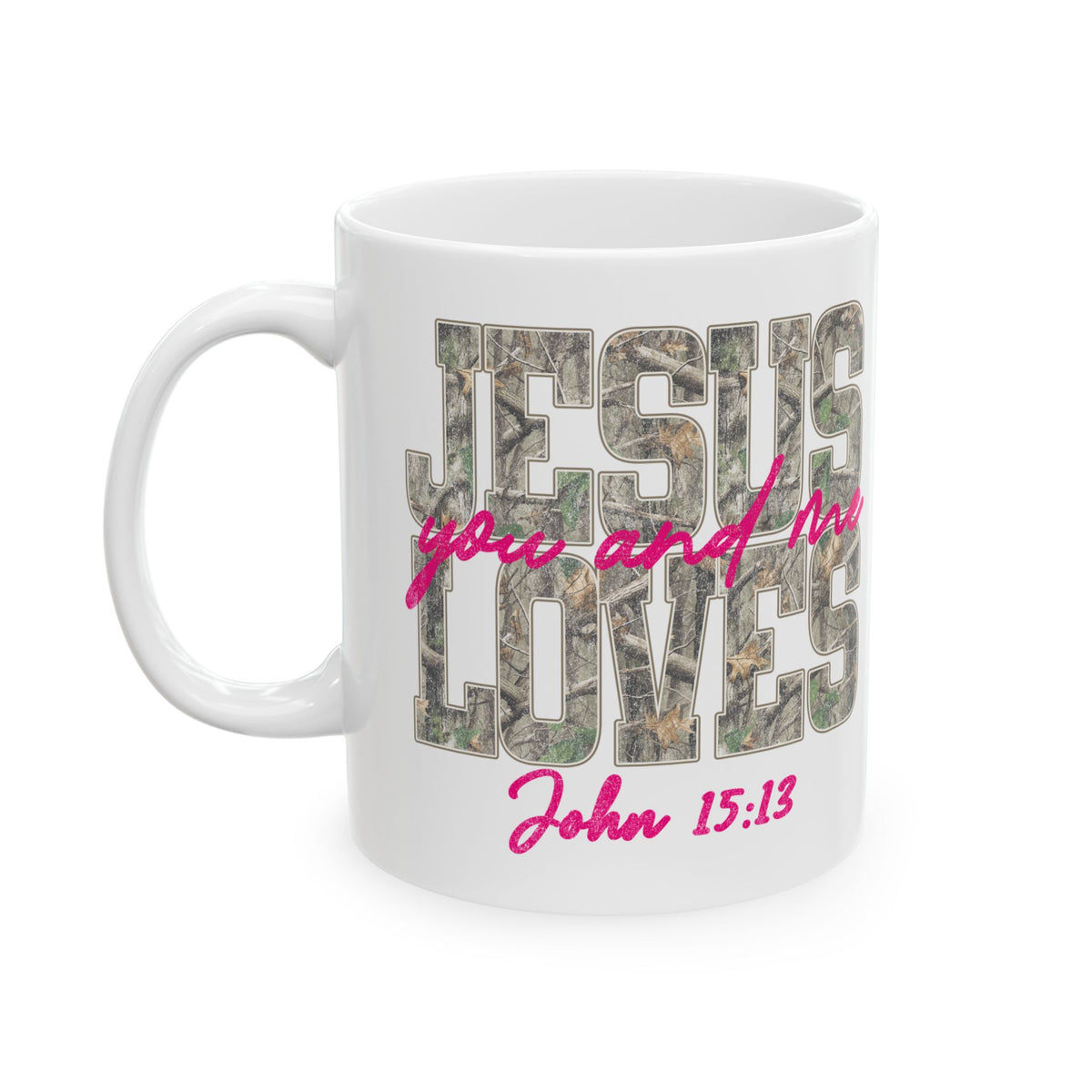Jesus Loves mug
