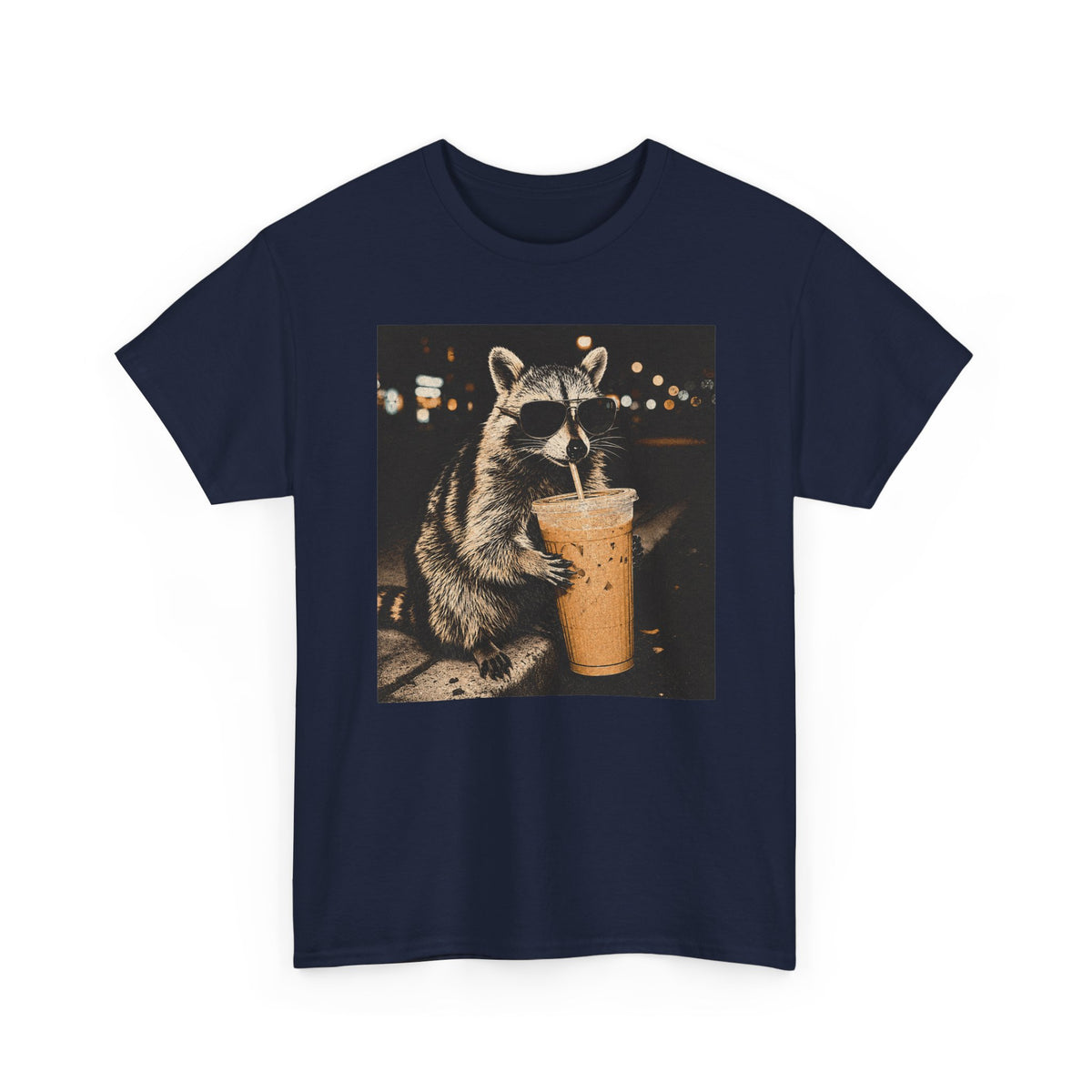 Racoon Iced Coffee Tee