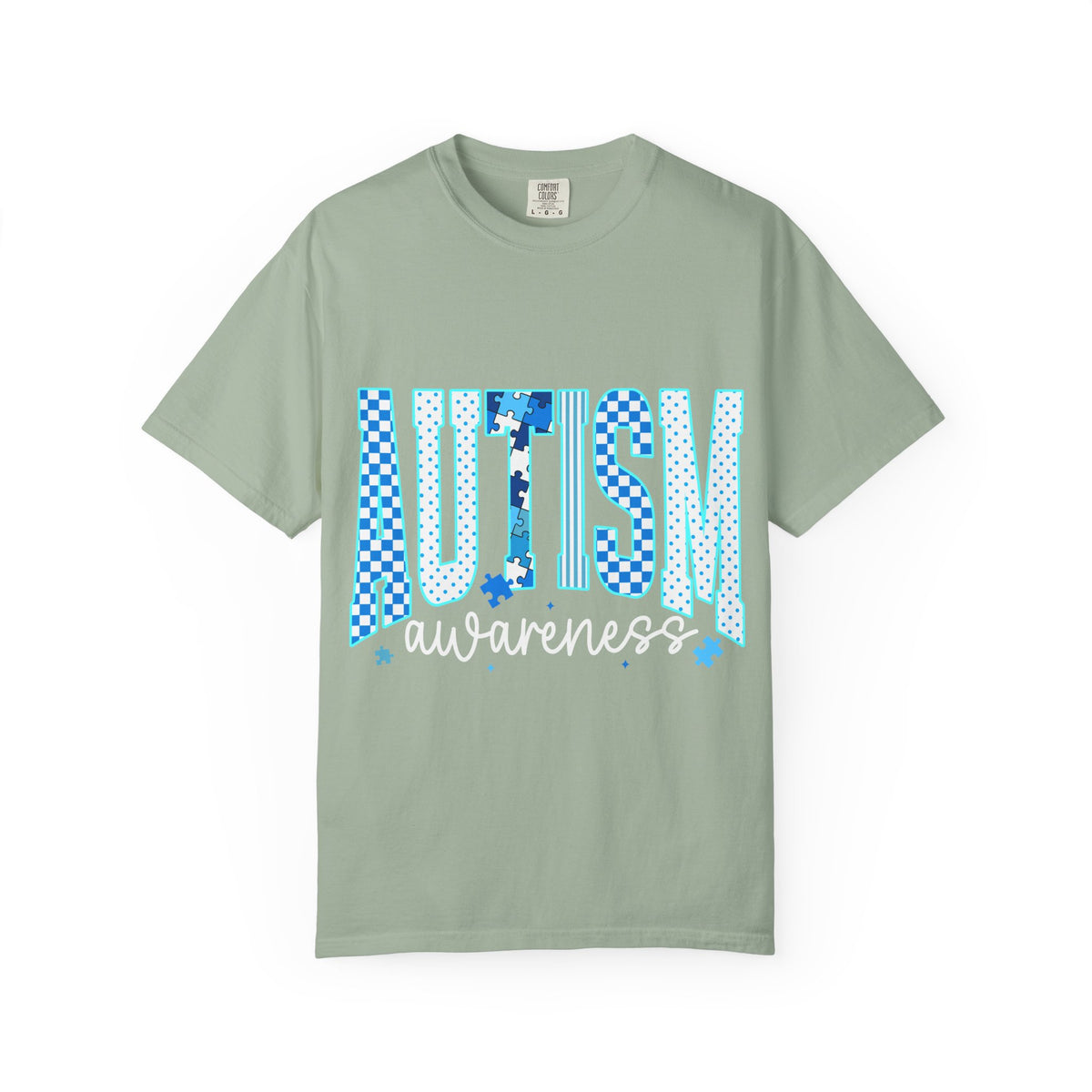 Blue Men's Autism Awareness Tee